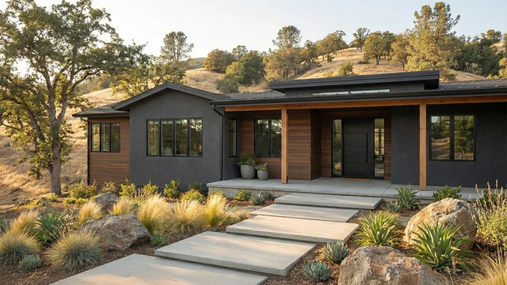 charcoal gray house color